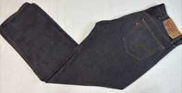 Levis 501 Original Fit Mens 38x30 Jeans Black Fly Button Straight Leg 10... - $551.67 MXN
