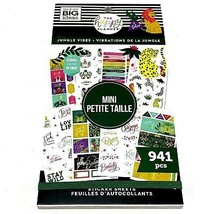 The Happy Planner Sticker Book Jungle Vibes Mini Stickers 941 Pieces - £12.56 GBP