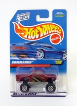 Hot Wheels Commando #601 Red Die-Cast Car 1998 - £5.44 GBP