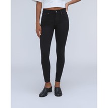 Everlane Womens The Mid-Rise Skinny Stretch Jeans Black 24R - $38.52