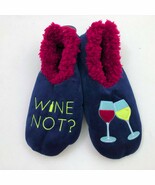 Snoozies Women's Wine Not Non Skid Soles Dark Blue Medium 7/8 - €11,04 EUR Snoozies Women's Wine Not Non Skid Soles Dark Blue Medium 7/8 - €11,04 EUR