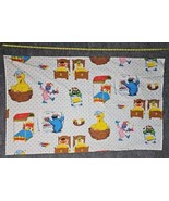 Vintage Sesame Street Muppet Characters Muppets Inc Sheet Fabric Piece 5... - $38.79