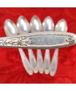 6X International 1847 Rogers Bros Silverplate AMBASSADOR Teaspoons 6&quot; - $19.98