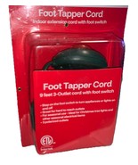 Foot Tapper Extension Cord 9’ w/ 3 Outlets Christmas Mary Bright - $19.68