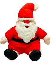 Santa Claus Christmas Puffy Nylon Parachute Plush 18 inch Pacific Products VTG - £22.41 GBP