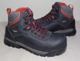 Bogs Size 10 M 6&quot; BEDROCK SHELL Black Boots New Men&#39;s Safety Toe Work Shoes - £155.03 GBP