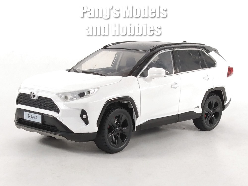 2019 Toyota RAV4 Rav4 Hybrid 1/24 Scale Diecast Model by MiJo - WHITE - $29.69