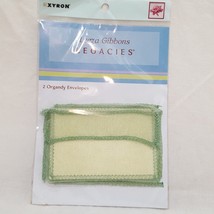 Organdy Envelopes Scrapbooking Framing Crafts Leeza Gibbons Legacies Xyron - £3.92 GBP