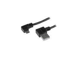 StarTech.com 1m 3 ft Micro-USB Cable with Right-Angled Connectors - M/M - USB A  - $42.99