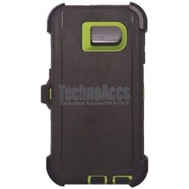 Heavy Duty Shockproof Case w/ Clip For Samsung Note 5 BLACK/LIGHT Green - £4.68 GBP