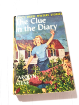 The clue in the diary Nancy Drew Carolyn Keene mystery book hardcover - £3.88 GBP