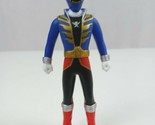 2011 Bandai Power Rangers MegaForce Blue Ranger With Red Boots Rare 4.25... - $16.48