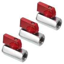 5pcs Brass Mini Ball Valve, Close Ball Switch 3/8" X Female-
show origin... - $34.37