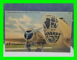 Vintage Postcard WWII Airplane A Huge Douglas Bomber The B18-A Of The U.S. Army - £19.77 GBP