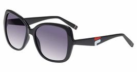 Fila SFI183 Sunglasses 0BLA Black Authentic New 56mm Unisex - $73.26