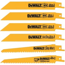 Dewalt 6-Pc Reciprocating Blade Set - £29.56 GBP