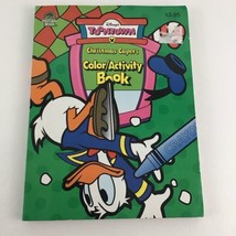 Disney Toontown Christmas Capers Color Activity Book Vintage 1994 Merrigold - $15.79