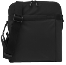 NEW TUMI Freeland black unisex double zipper top crossbody shoulder bag ... - $189.99