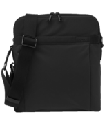 NEW TUMI Freeland black unisex double zipper top crossbody shoulder bag ... - £154.26 GBP