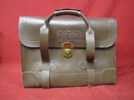 Vintage Military Leather Briefcase Pilot Bag Type VIII Class I Fed. Spec... - $148.49