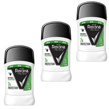 3 PACK Rexona Men Invisible Fresh Power Antiperspirant deodorant stick f... - £23.58 GBP