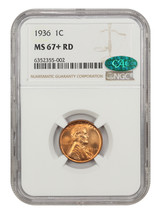1936 1C NGC/CAC MS67+RD - $1,680.53