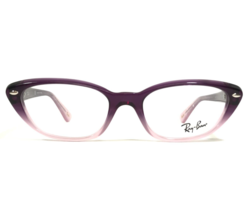 Ray-Ban Eyeglasses Frames RB5242 5071 Purple Pink Fade Clear Cat Eye 51-18-140 - £58.34 GBP