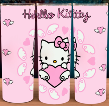 Hello Kitty Angel Wings and Hearts Coffee Cup Pink Cup Mug Tumbler - £15.94 GBP