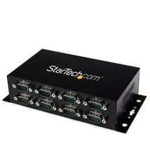 StarTech 8 Port USB to DB9 RS232 Serial Adapter Hub  Industrial DIN Rail - £291.27 GBP