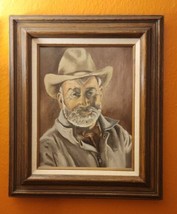 Maxine Yost Original Framed Oil Painting &quot;MR. JUSTO&quot; Signed  26&quot;x22&quot; Framed OOAK - $178.72