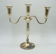 Candélabre 3 Chandelier Support Plat Argent Studio Orfèvres - $83.93