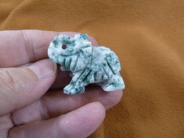 Y-ELE-581 green Agate ELEPHANT gemstone carving gem figurine SAFARI zoo ... - £10.83 GBP