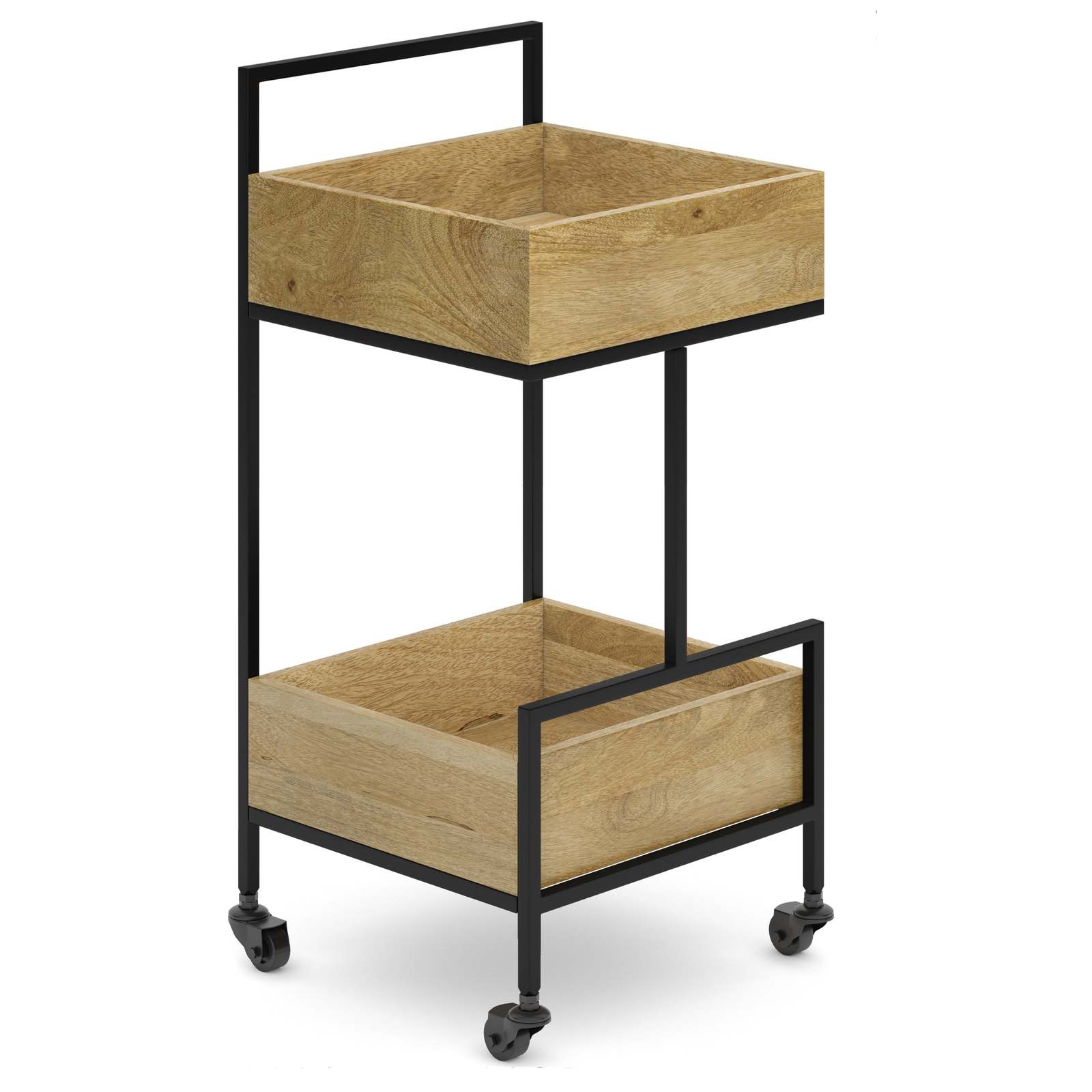 Hobbs 16&quot; Natural Wood Bar Cart - $206.99