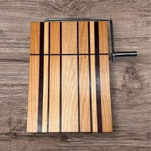 Handcrafted Cheese Slicer Cutting Board Made from Maple and Purple Heart... - $920.13 MXN