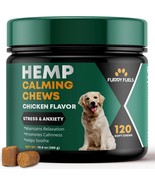 Hemp Calming Chews for Dogs Anxiety and Stress Dog Natural Calming 120 T... - £17.90 GBP