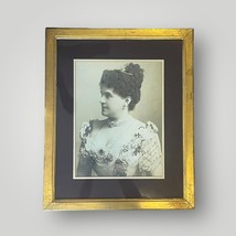 Antique Marcella Sembrich Opera Soprano Signed B&amp;W Photograph Ornate Fra... - £388.45 GBP