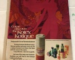 1971 Kotex Kotique Collection Vintage Print Ad Advertisement 1970s pa16 - £7.07 GBP