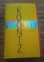 000 Dean Koontz Paperback Bantam Book Velocity Think Fast - £4.70 GBP