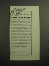 1970 The Metropolitan Museum of Art Ad - Distinctive Christmas Cards - £14.72 GBP