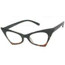 CLASSIC VINTAGE RETRO CAT EYE Style Clear Lens EYE GLASSES Black Tortois... - £9.88 GBP