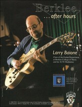 Larry Baione 1998 Guild X170 Manhattan electric guitar ad 8 x 11 adverti... - £3.30 GBP