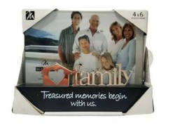 NEW Malden Family 4X6 Photo Frame family reunion treasure memories begin... - $13.98