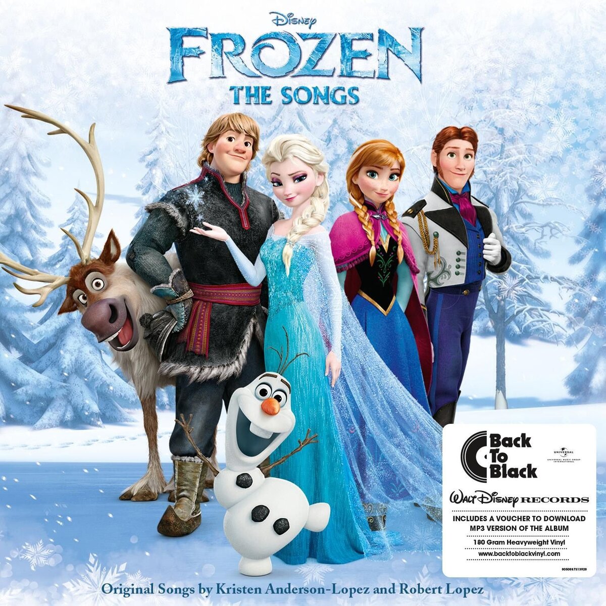 Frozen: The Songs[LP] [Vinyl] Various Artists - $47.46