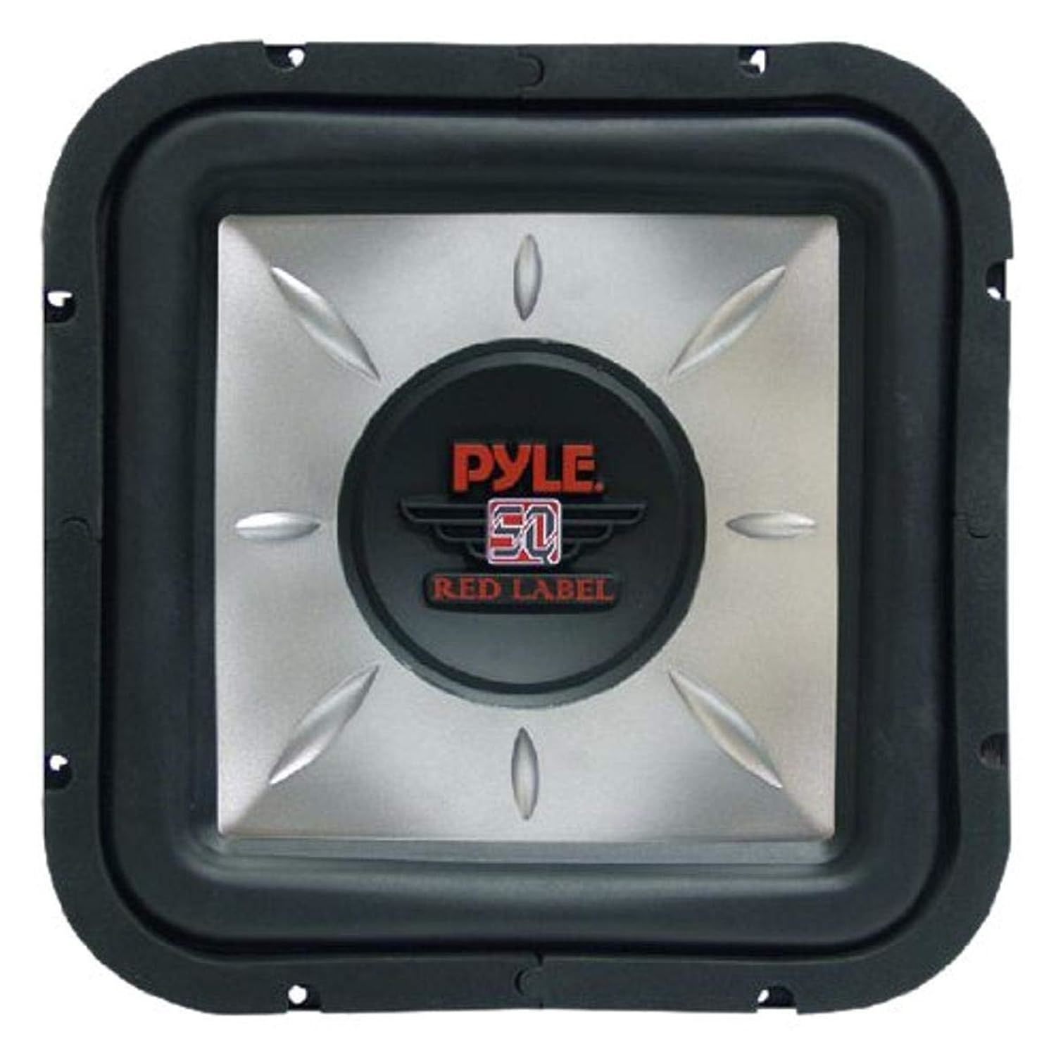 Pyle PLSQ12D 12-Inch 1,400-Watt Square DVC Subwoofer,BLACK