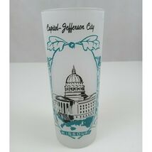 Vintage Collectors Missouri Capitol-Jefferson City Frosted  Tumbler Glas... - €12,49 EUR