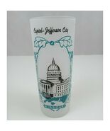 Vintage Collectors Missouri Capitol-Jefferson City Frosted  Tumbler Glas... - $265.74 MXN