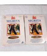 Ibici Segreta 140 Den set 2 sz 4 tan brown Sheer Knee High Support stock... - $34.04 CAD
