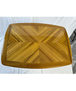 High Gloss Varnished Teak Table Top 17.3x23.6 Inch Barrel Shaped Marine ... - $951.87 CAD+