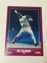 Jeff Reardon Minnesota Twins 1988 Score Autograph Card #91 READ DESCRIPTION - £6.30 GBP