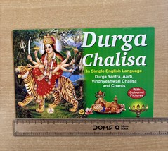 DURGA CHALISA in inglese libro religioso indù immagini a colori - £11.68 GBP
